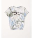 Abercrombie Turquoise Blue Tie Dye Pocket Tee2