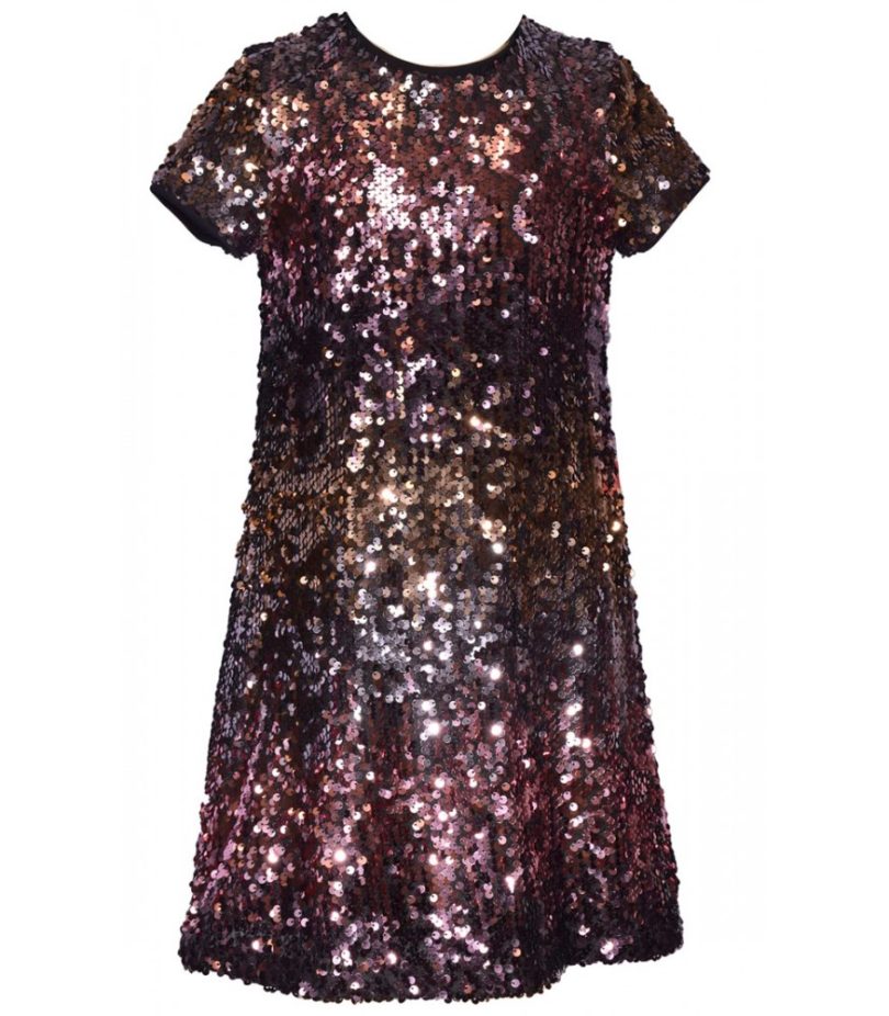 Bonnie Jean Multi Sequin Shift Dress