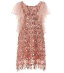 Bonnie Jean Rose Pink Sequin Shift Dress