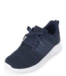 Childrens Place Navy With White Sole Lace Sneakers