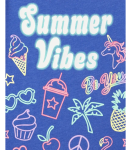Childrens Place Royal Blue Summer Vibes Graphic Tee
