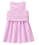 Gymboree lilac tiered sleeveless dress