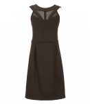 Honey And Rosie Black Illusion Bodice Sleeveless Dress