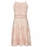 I.N. Girls Rose Gold Lace Dress