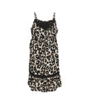 Justice Animal Print Tiered Crochet Dress