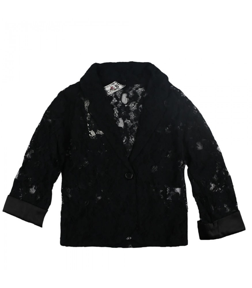 Knitwork Black Lace Jacket