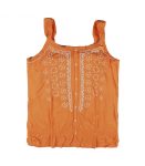 Mudd Orange Peasant Girls Tank Top Wt Elastic Waist