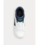 Polo Ralph Lauren White Polo Bear Lace Up Sneaker