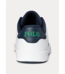 Polo Ralph Lauren White Polo Bear Lace Up Sneaker