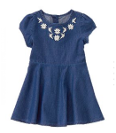 crazy8 blue jeans colour dress