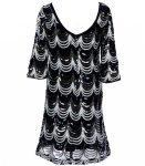 poppies and rose navy_silver scalloped sequin dress